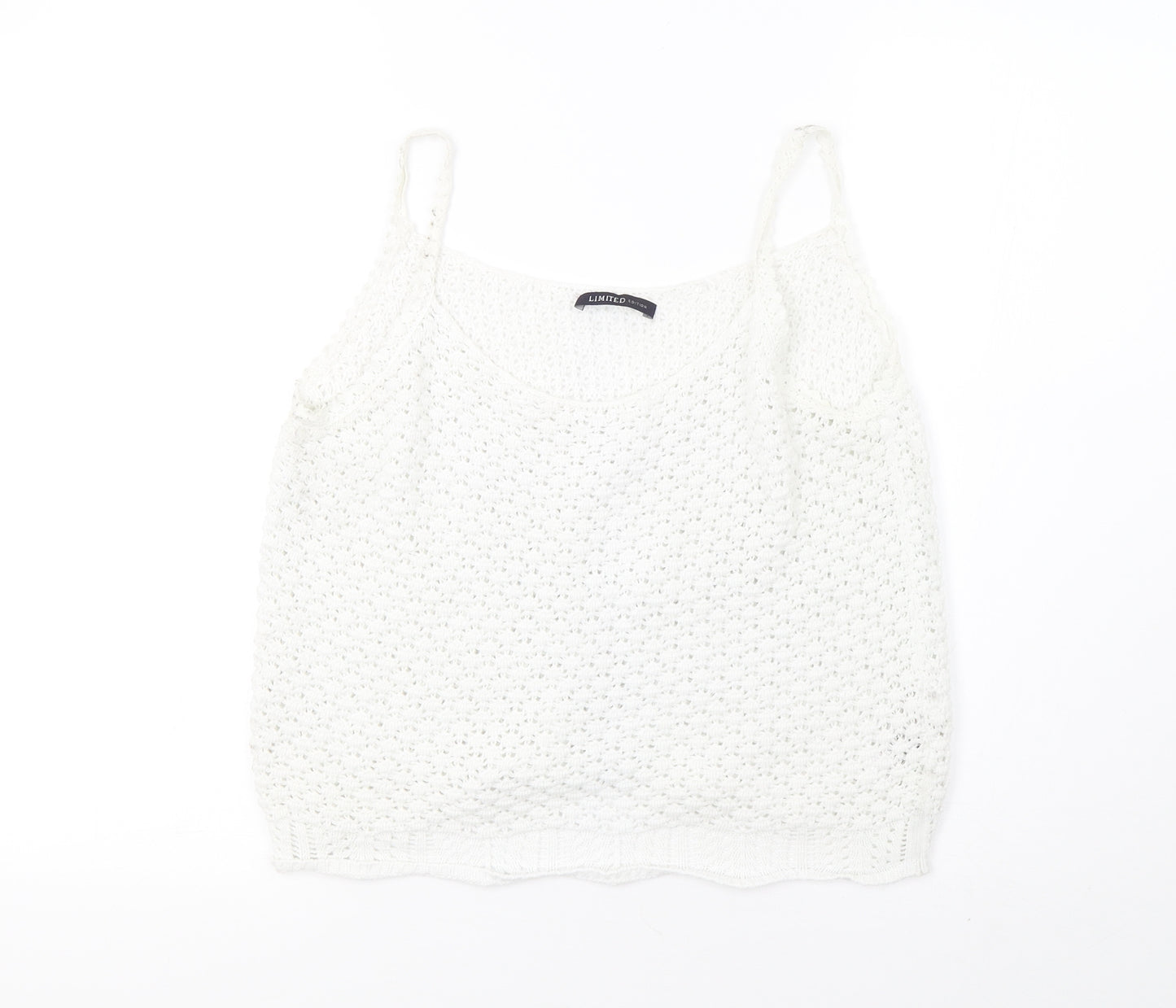Marks and Spencer Womens White   Basic Tank Size 10
