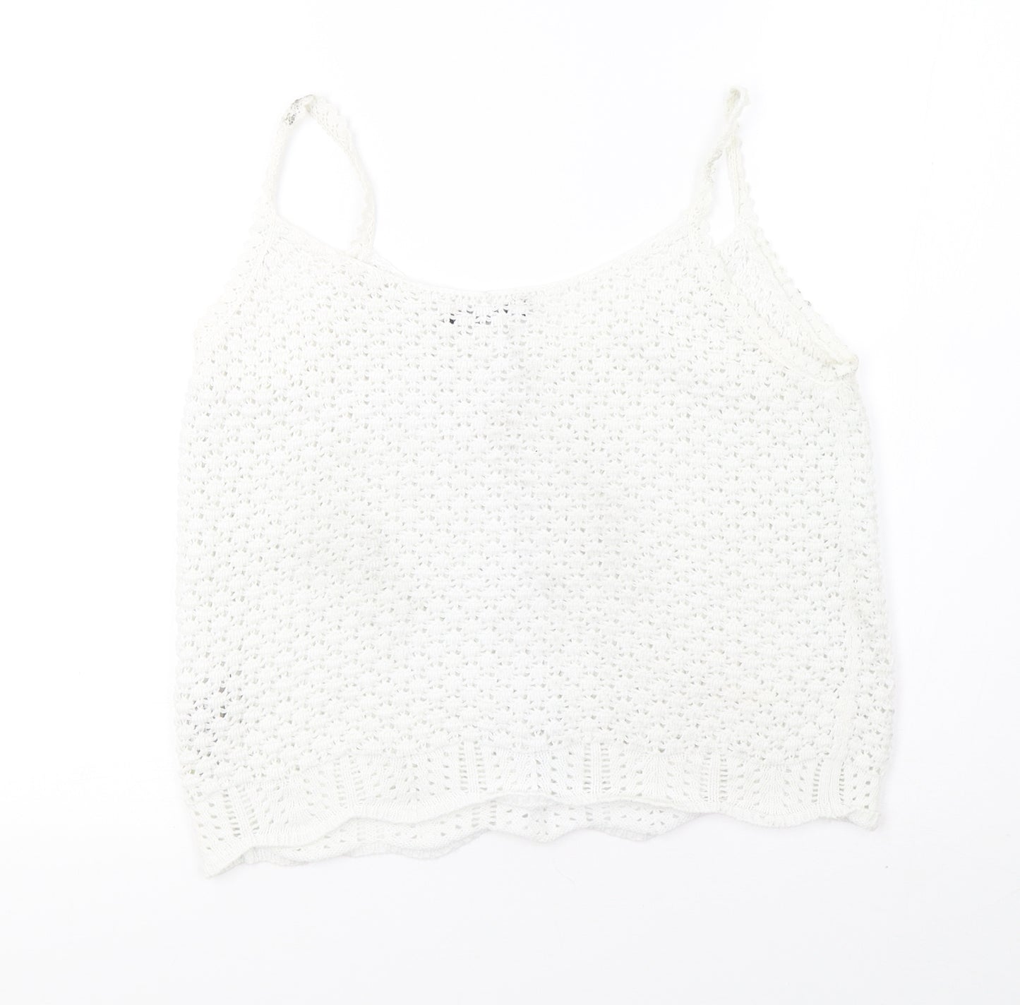 Marks and Spencer Womens White   Basic Tank Size 10
