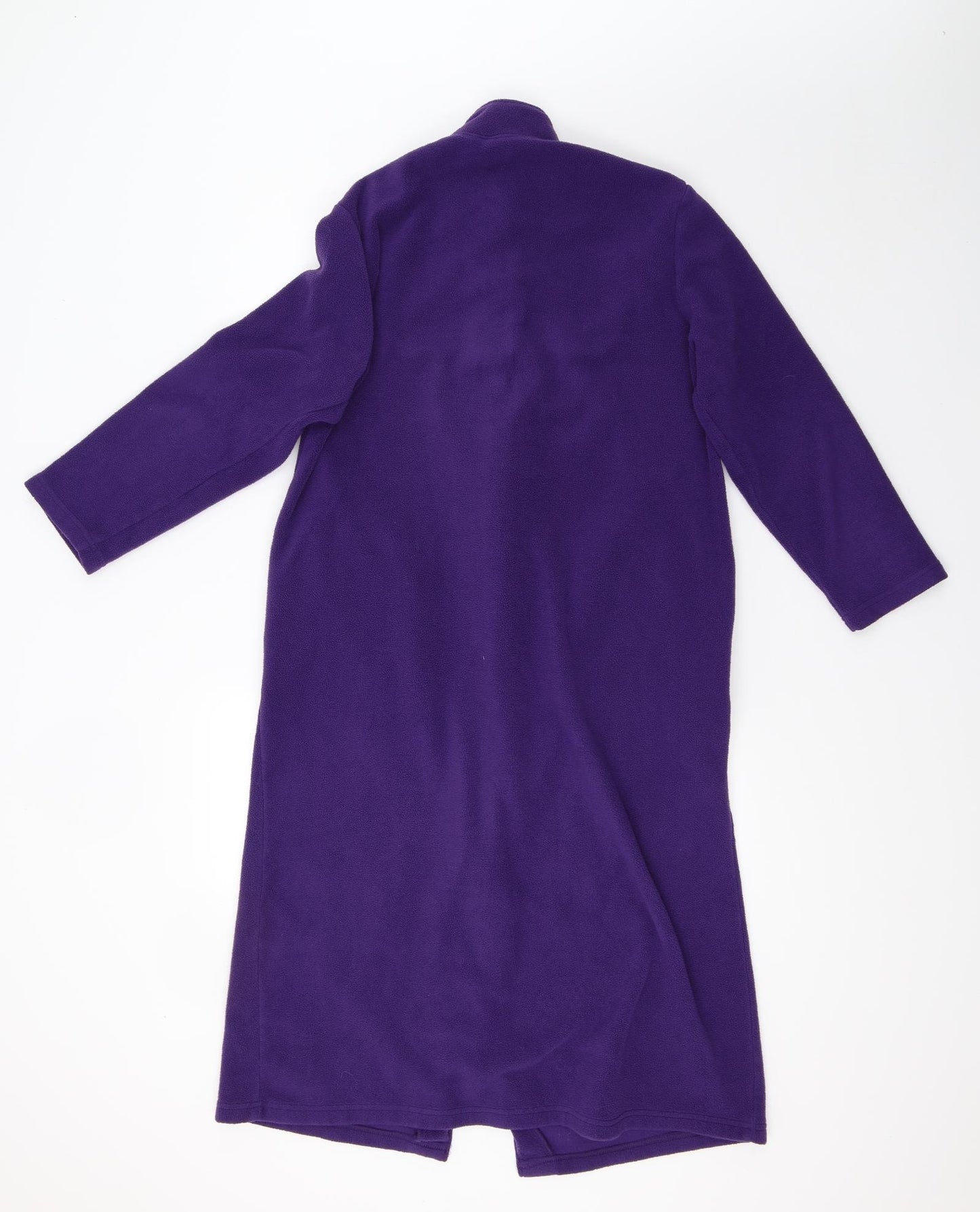 Preworn Womens Purple  Fleece Jacket  Size 12