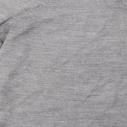 Primark Womens Grey  Knit Pullover Sweatshirt Size 12