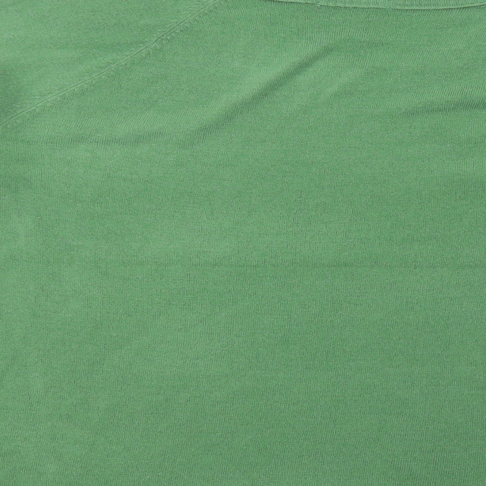 saisnburys Womens Green  Knit Pullover Sweatshirt Size 20