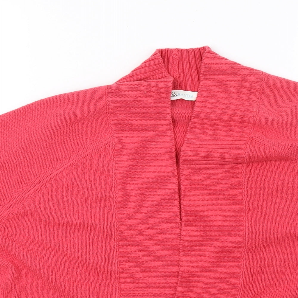 nhs Womens Pink  Knit Cardigan Jumper Size 12