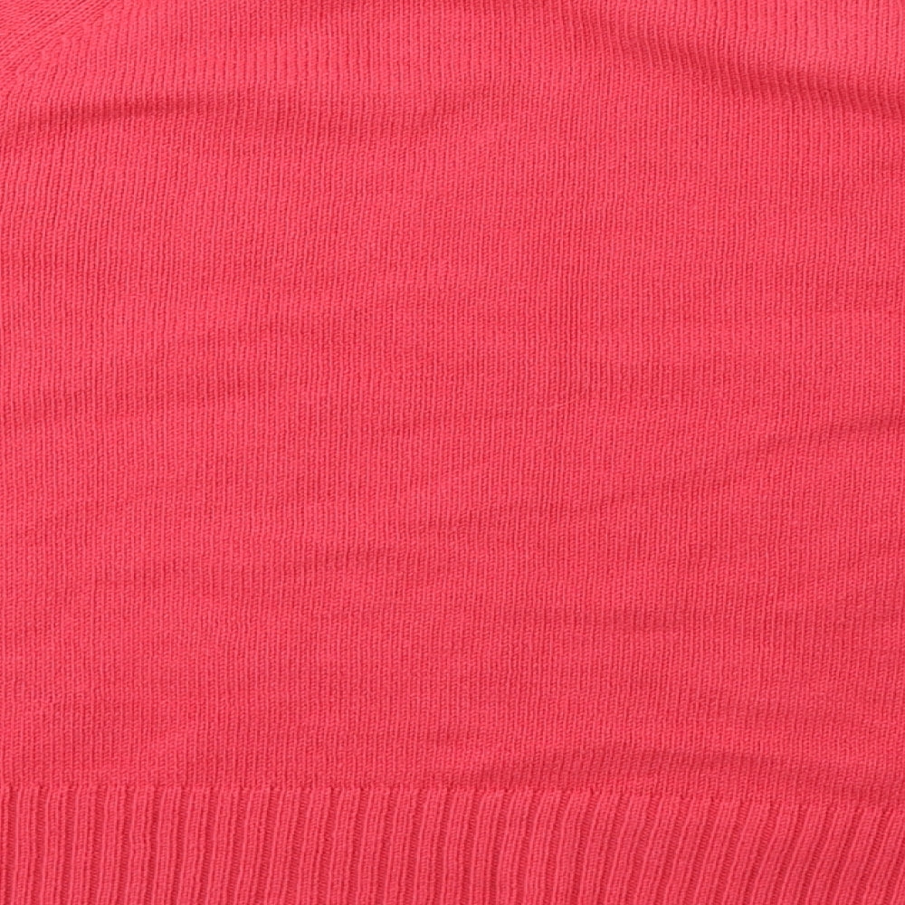 nhs Womens Pink  Knit Cardigan Jumper Size 12