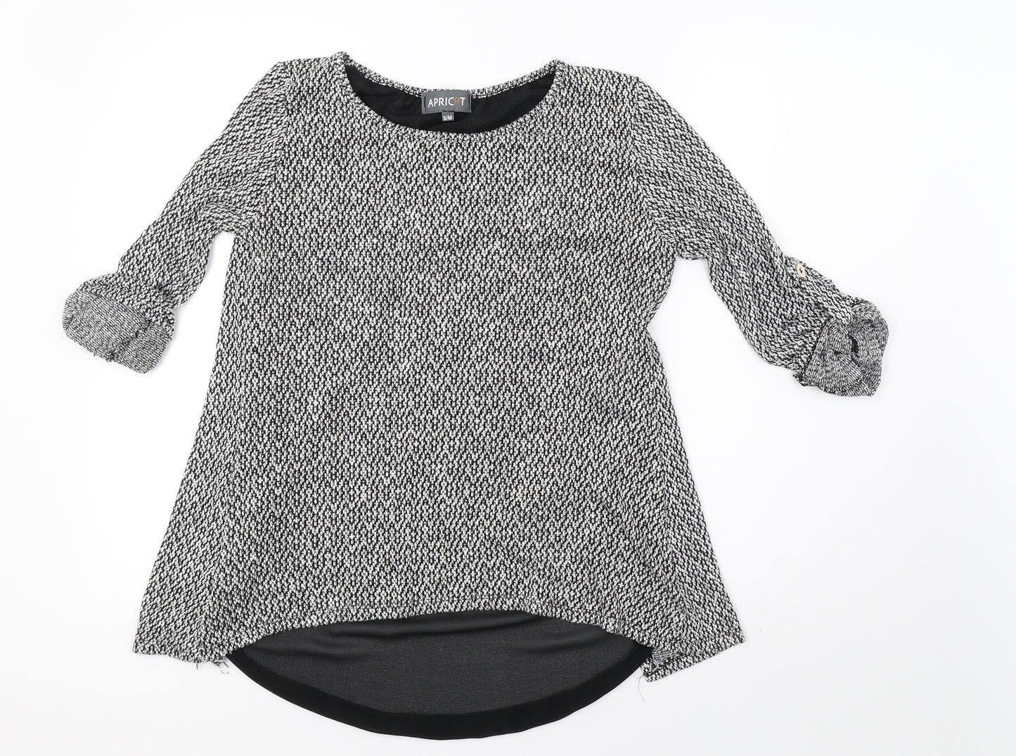 Apricot Womens White   Pullover Sweatshirt Size M