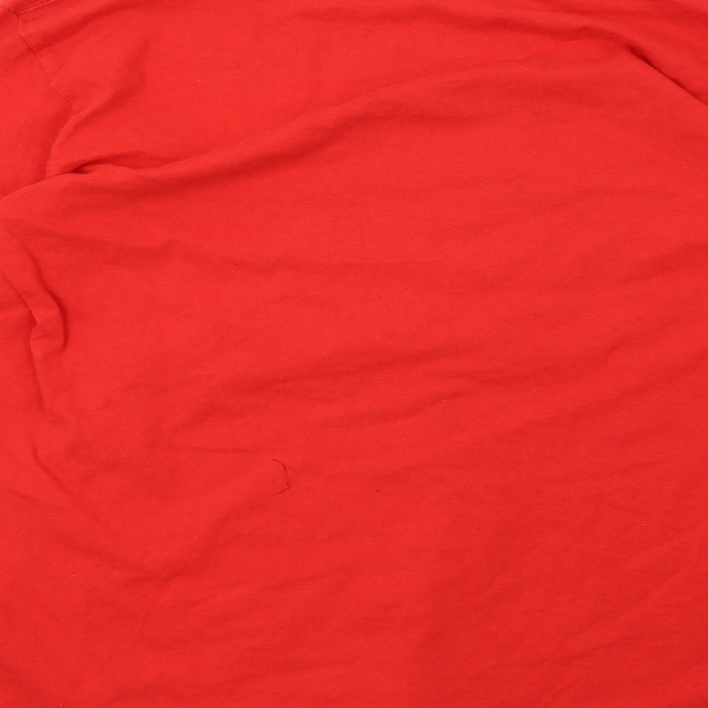 Gildan Mens Red   Pullover Sweatshirt Size M