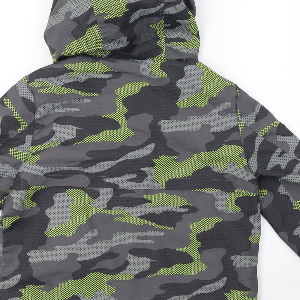 NERF Boys Grey Camouflage  Jacket  Size 6-7 Years