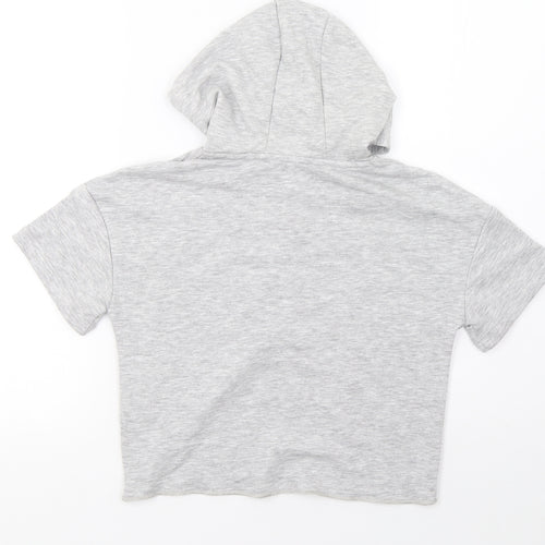 Primark Girls Grey   Pullover Hoodie Size 7-8 Years