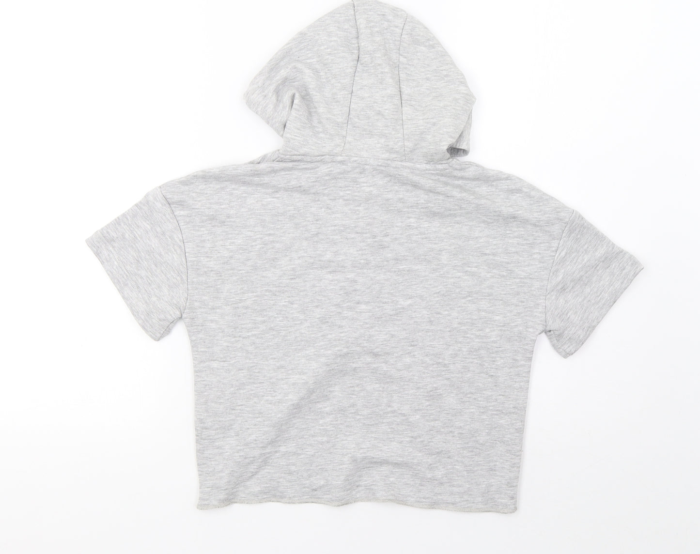 Primark Girls Grey   Pullover Hoodie Size 7-8 Years