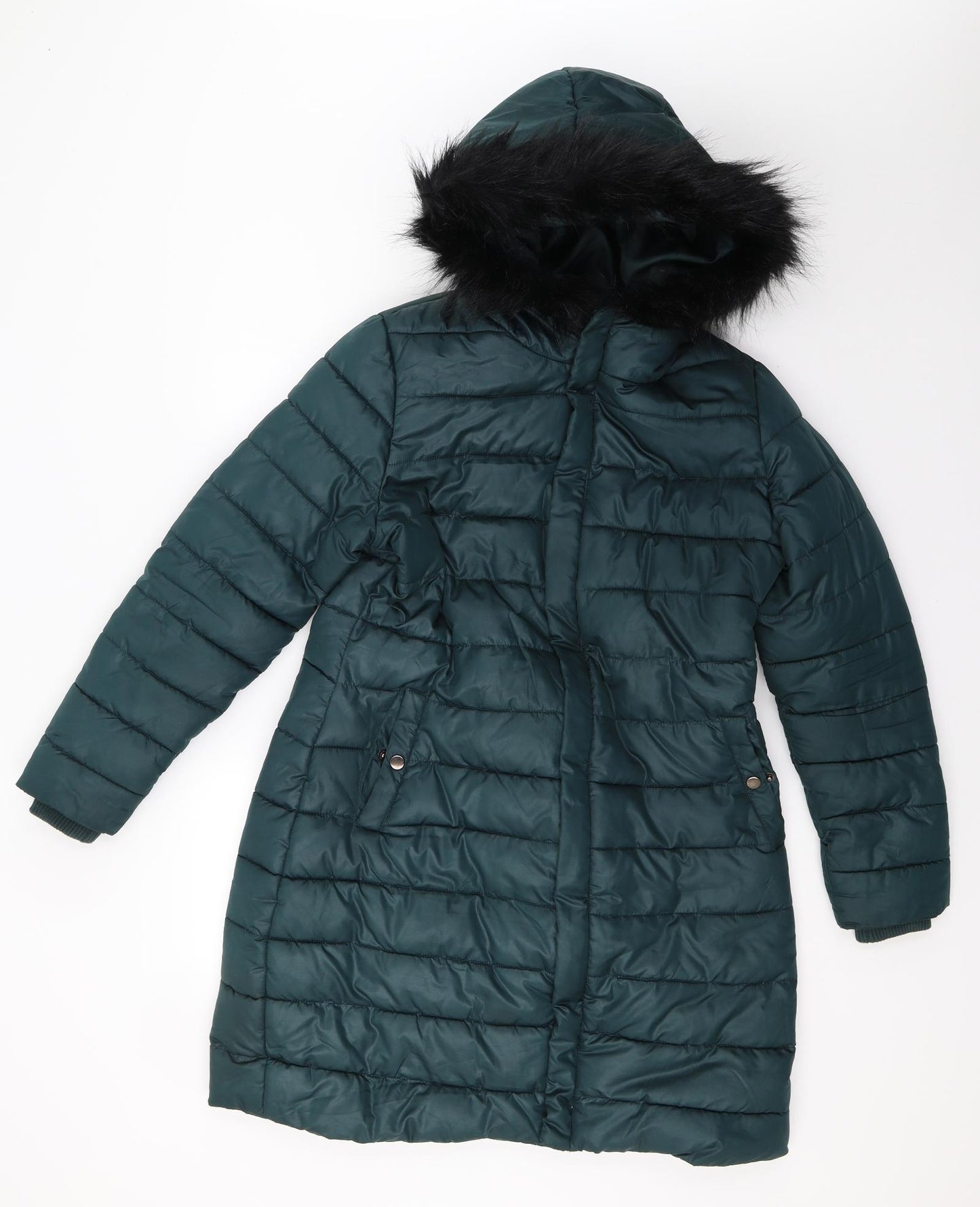 be you Womens Green   Puffer Jacket Coat Size 12