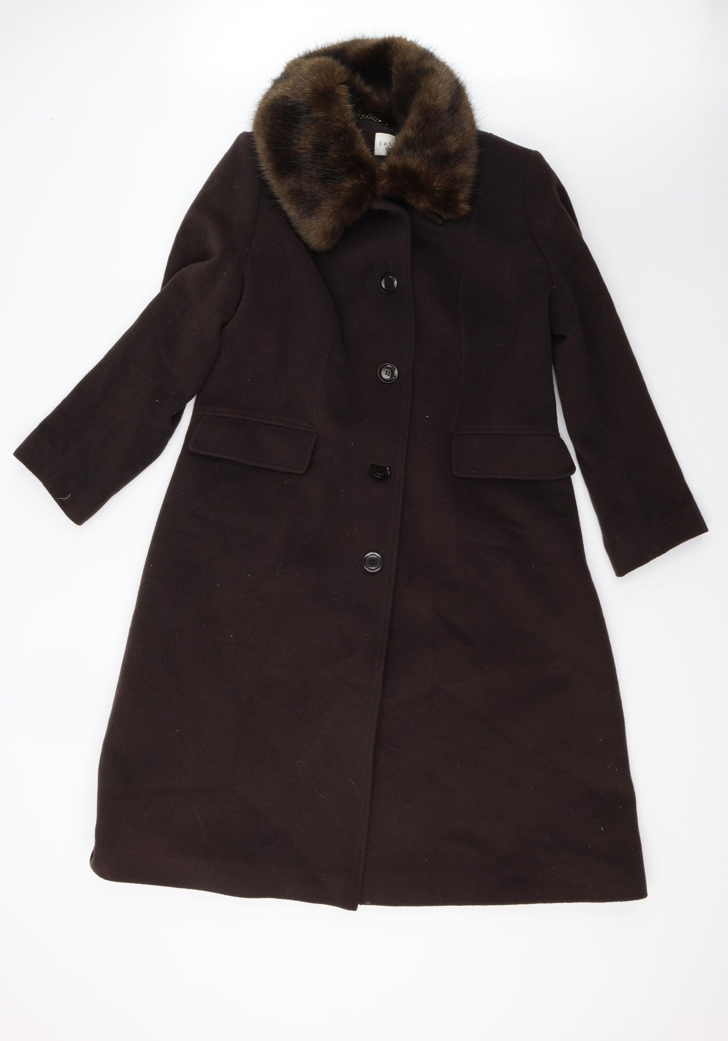 Eastex Womens Brown   Trench Coat Coat Size 16