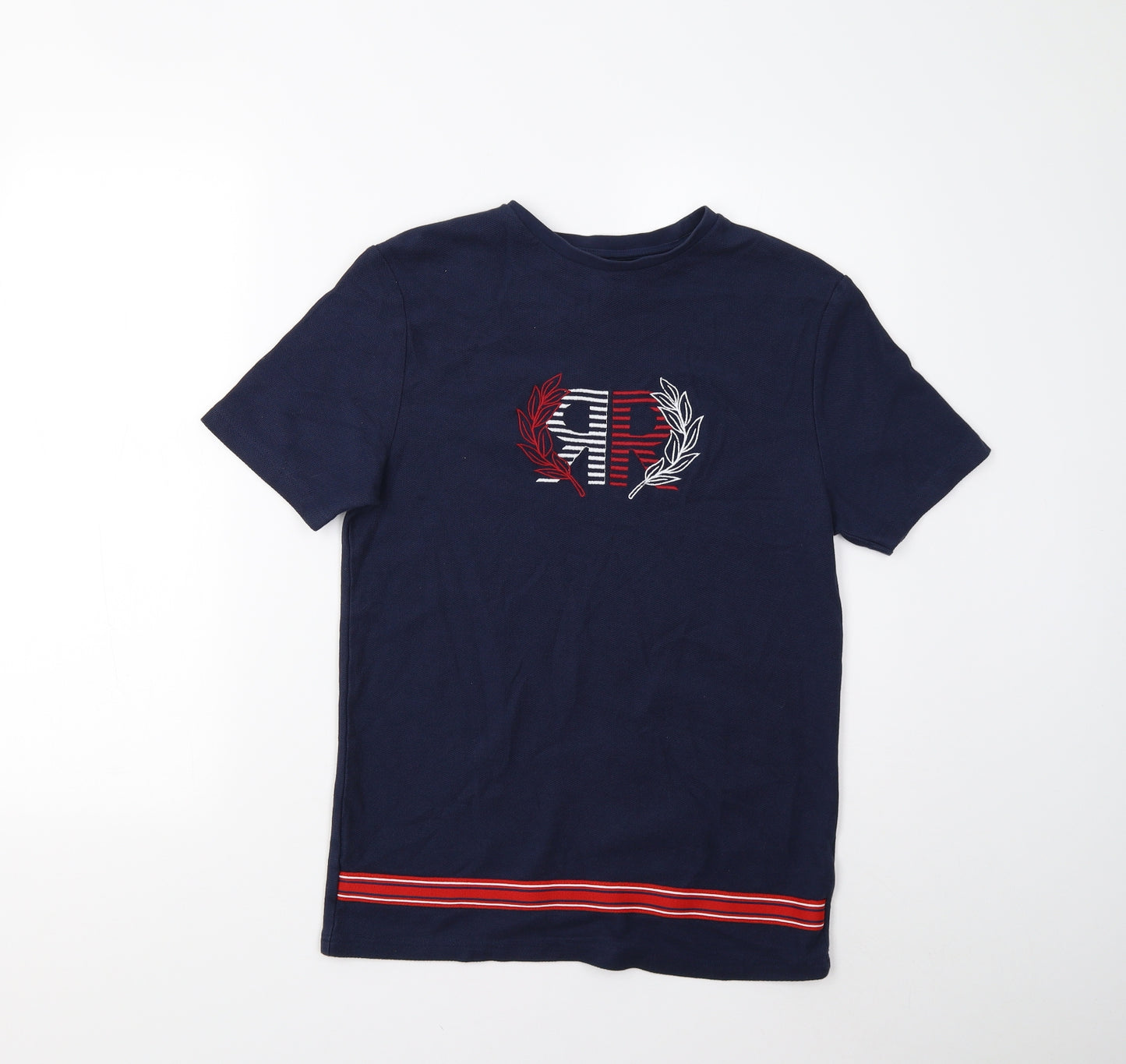 River Island Mens Blue    T-Shirt Size S