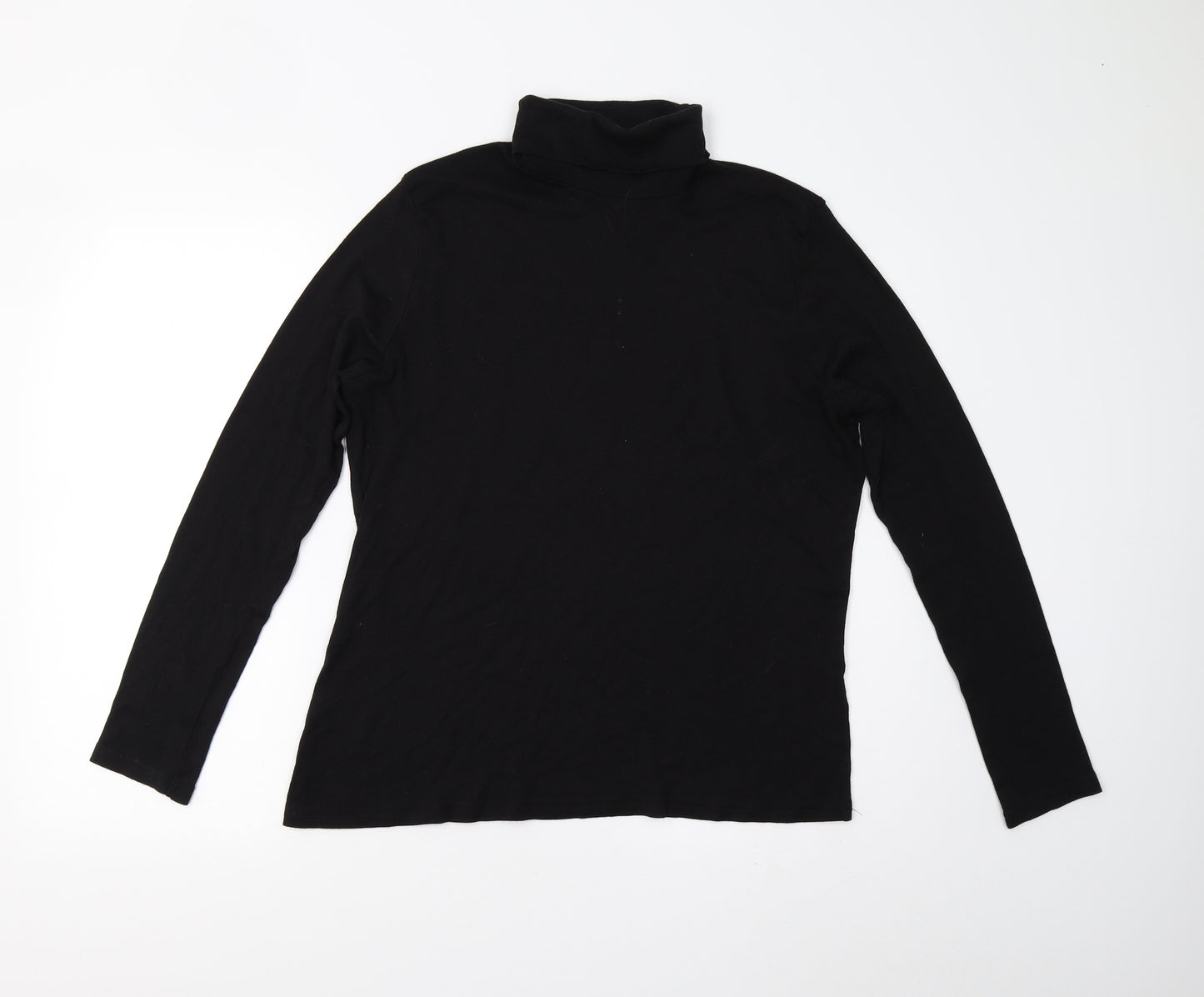 Papaya Womens Black   Basic T-Shirt Size 18