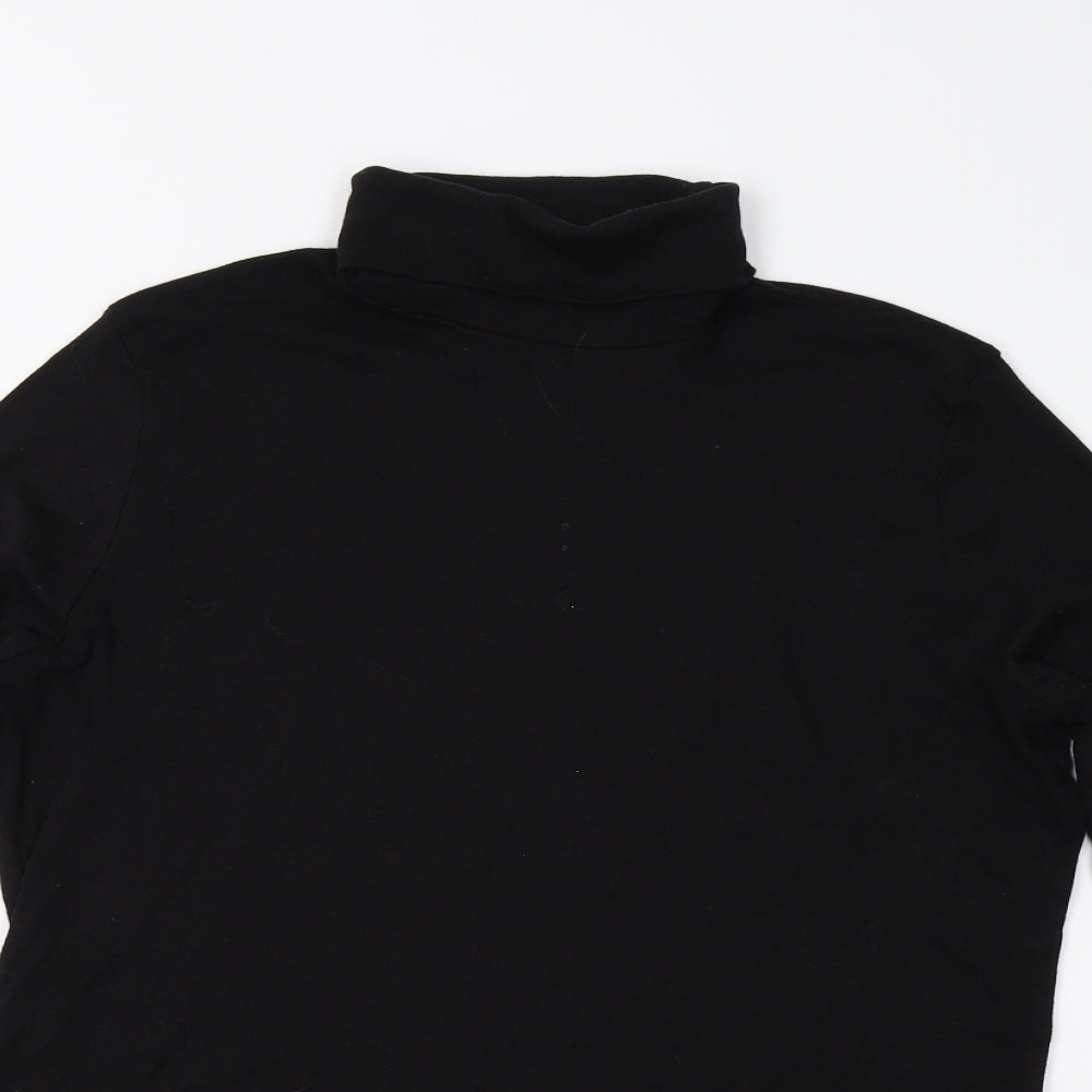 Papaya Womens Black   Basic T-Shirt Size 18