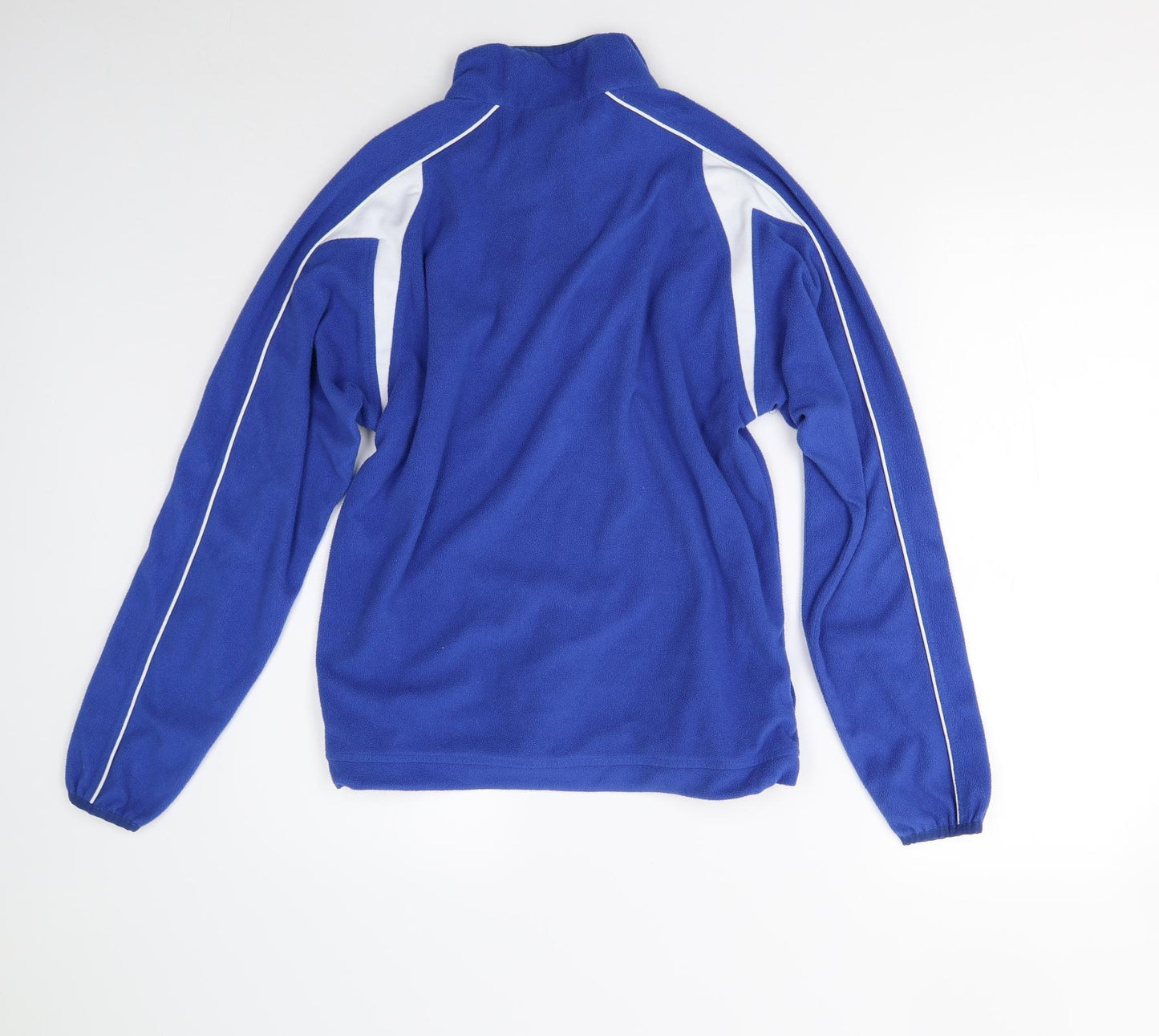SW Boys Blue  Fleece Henley Jumper Size M  - DENE