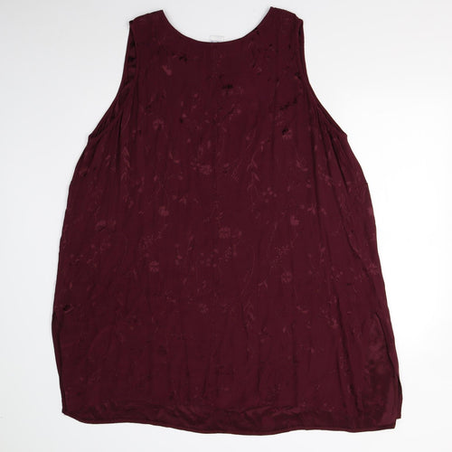 Premier Collection Womens Red Floral  Slip Dress  Size 30
