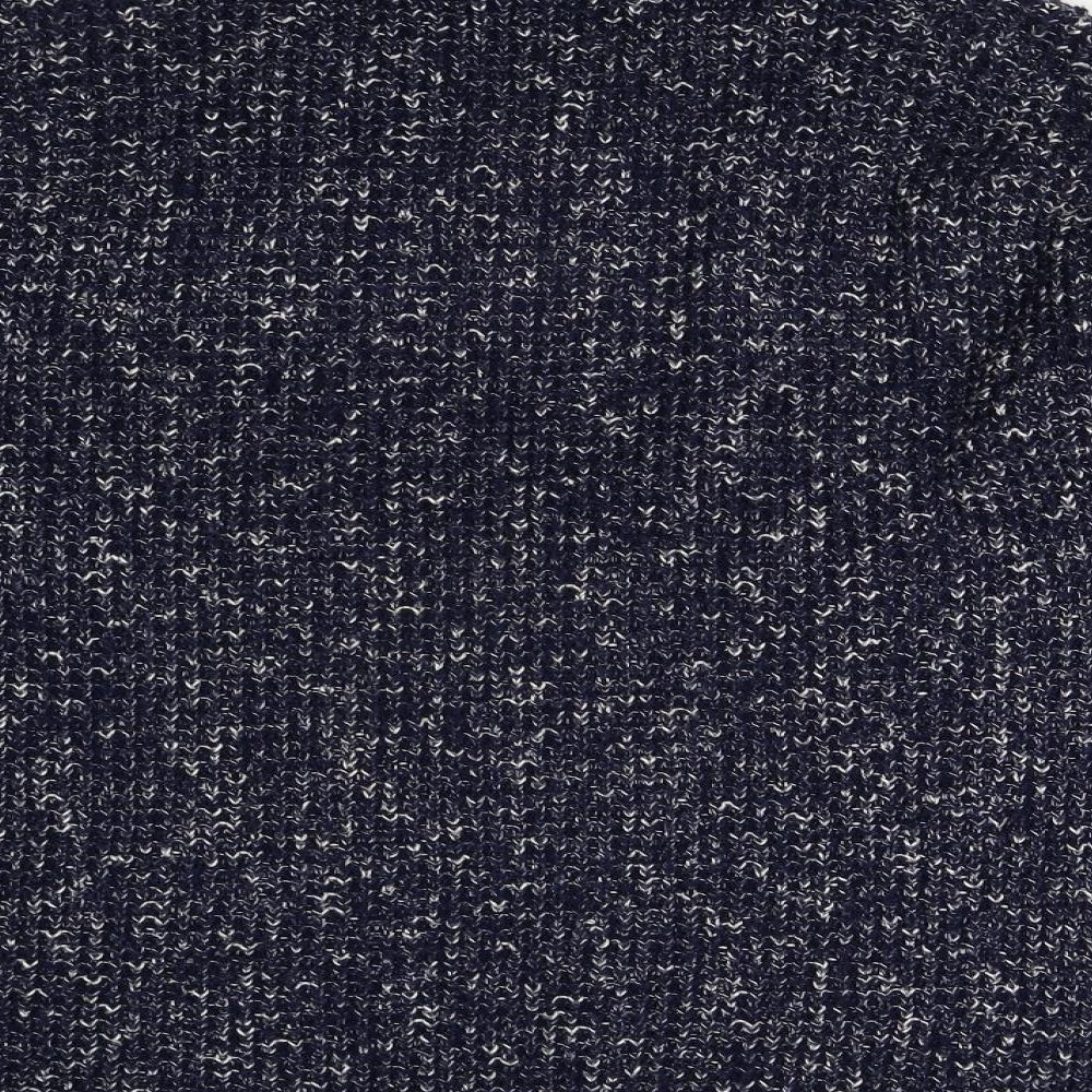 Boohoo Womens Blue  Knit Pullover Jumper Size M