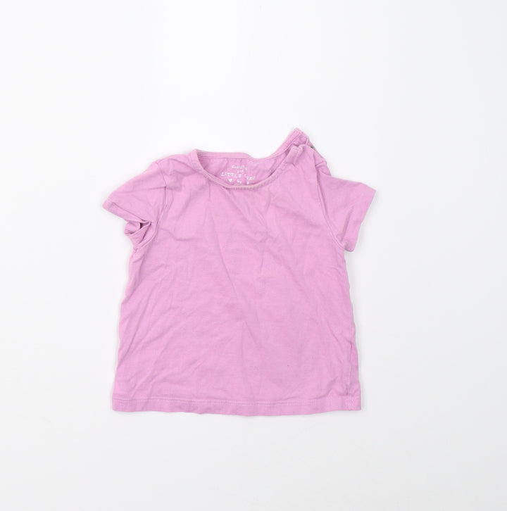 F&F Baby Purple   Basic T-Shirt Size 9-12 Months