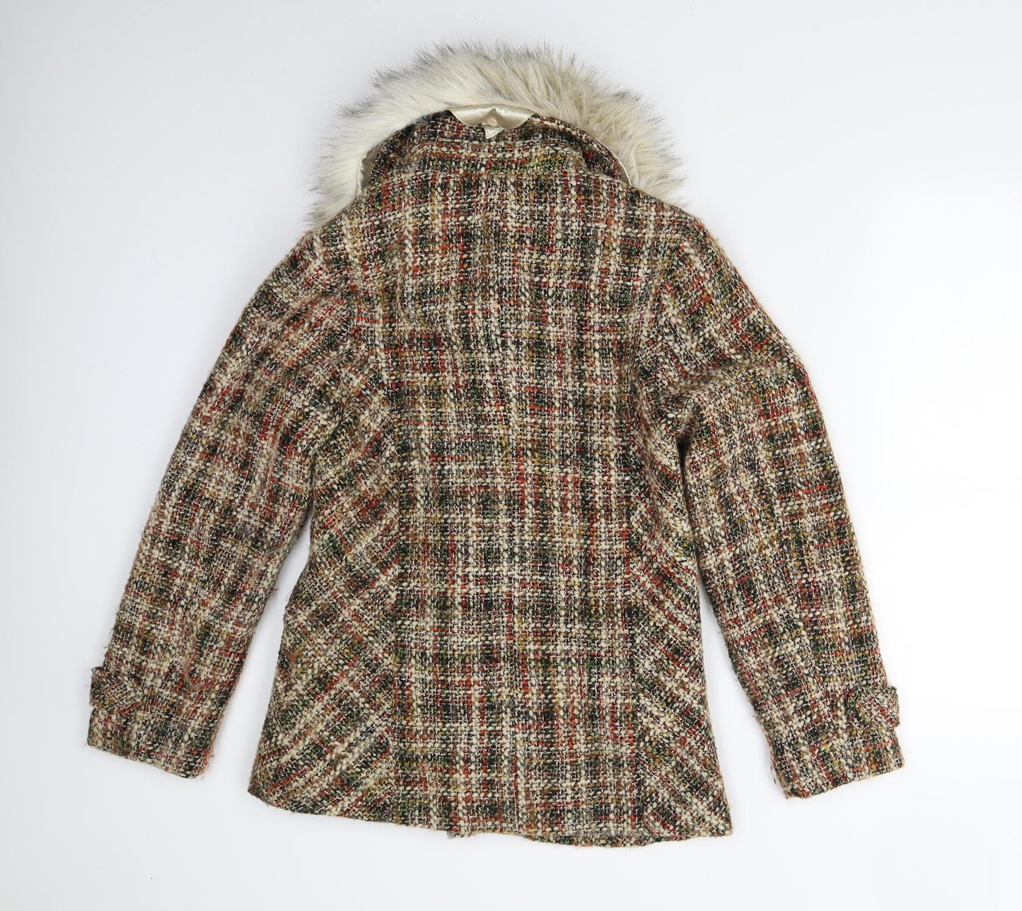 Per Una Womens Brown   Overcoat Coat Size S