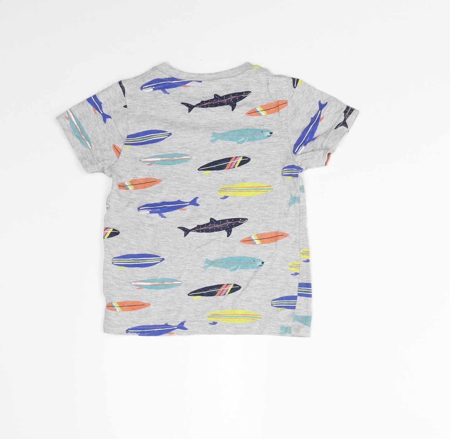 M&S Baby Grey   Basic T-Shirt Size 18-24 Months