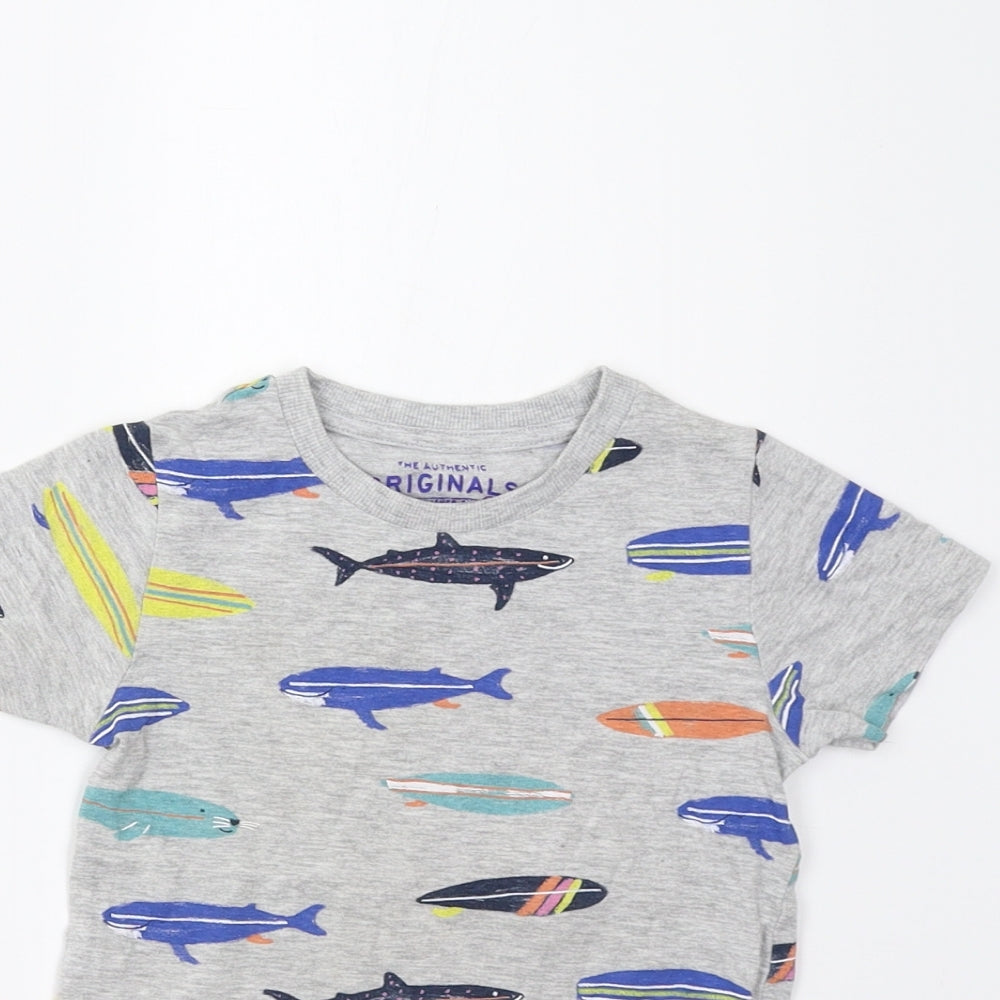M&S Baby Grey   Basic T-Shirt Size 18-24 Months