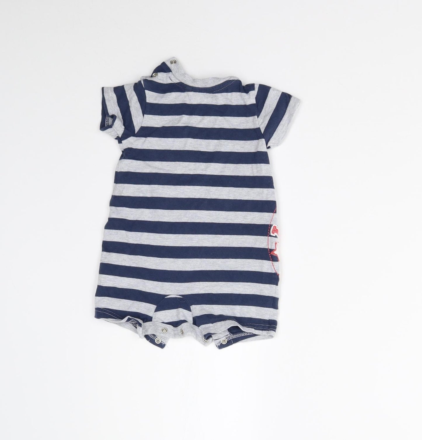 TU Baby Blue Striped  Romper One-Piece Size 3-6 Months