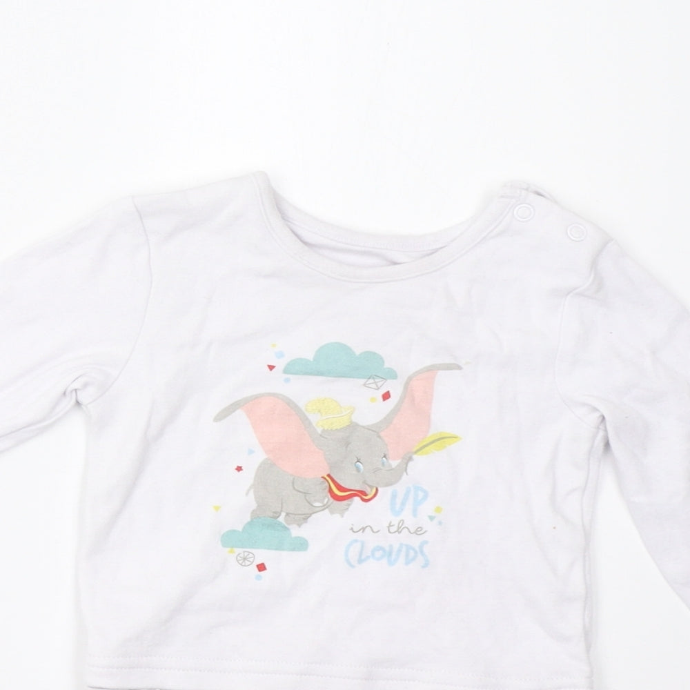 Disney Baby Baby White   Babygrow One-Piece Size 12-18 Months  - Disney