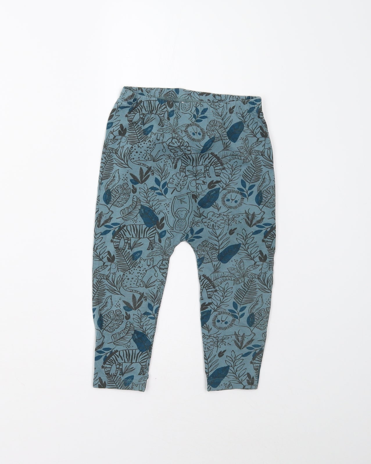 TU Baby Green   Sweatpants Trousers Size 12-18 Months  - Jungle Print