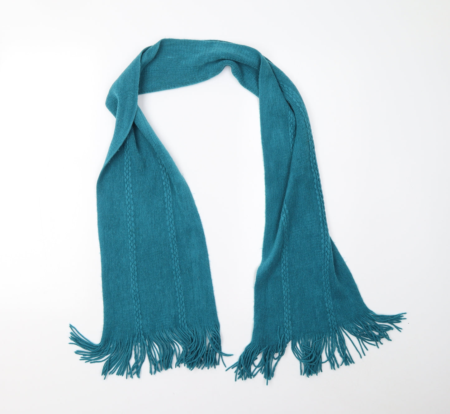 Preworn Unisex Green  Knit  Scarf