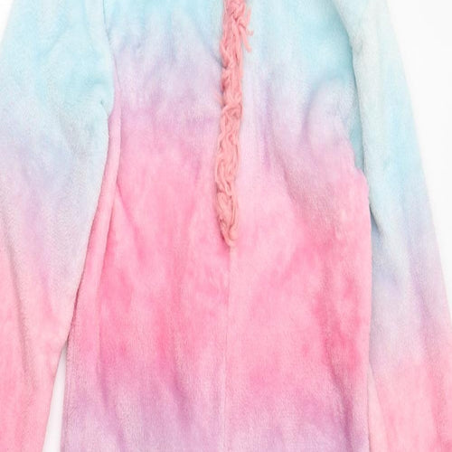 George Girls Multicoloured  Fleece  One Piece Size 7-8 Years  - Unicorn
