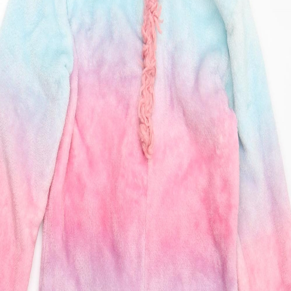 George Girls Multicoloured  Fleece  One Piece Size 7-8 Years  - Unicorn