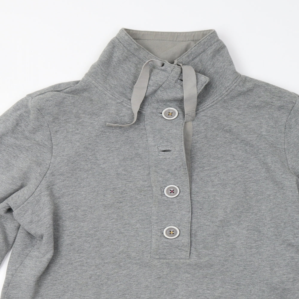 Joules Womens Grey   Henley Jumper Size 14