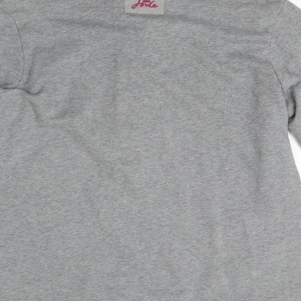 Joules Womens Grey   Henley Jumper Size 14