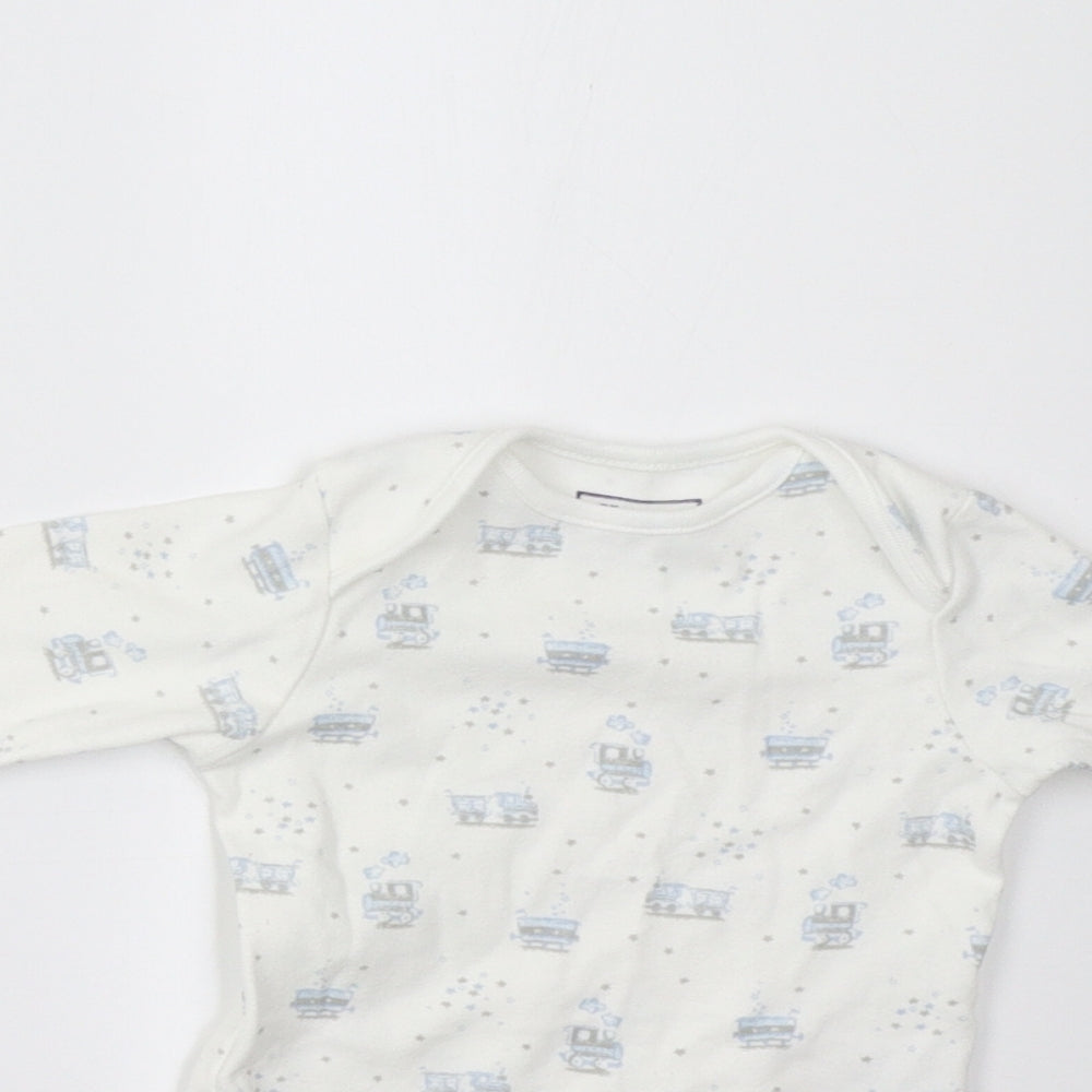 NEXT Baby White   Babygrow One-Piece Size 3-6 Months