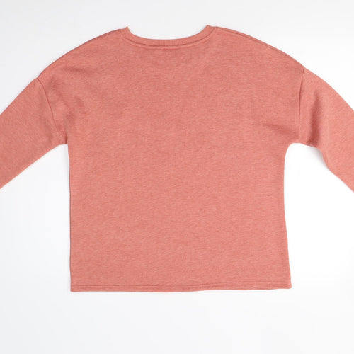 Papaya Womens Orange   Pullover Sweatshirt Size S