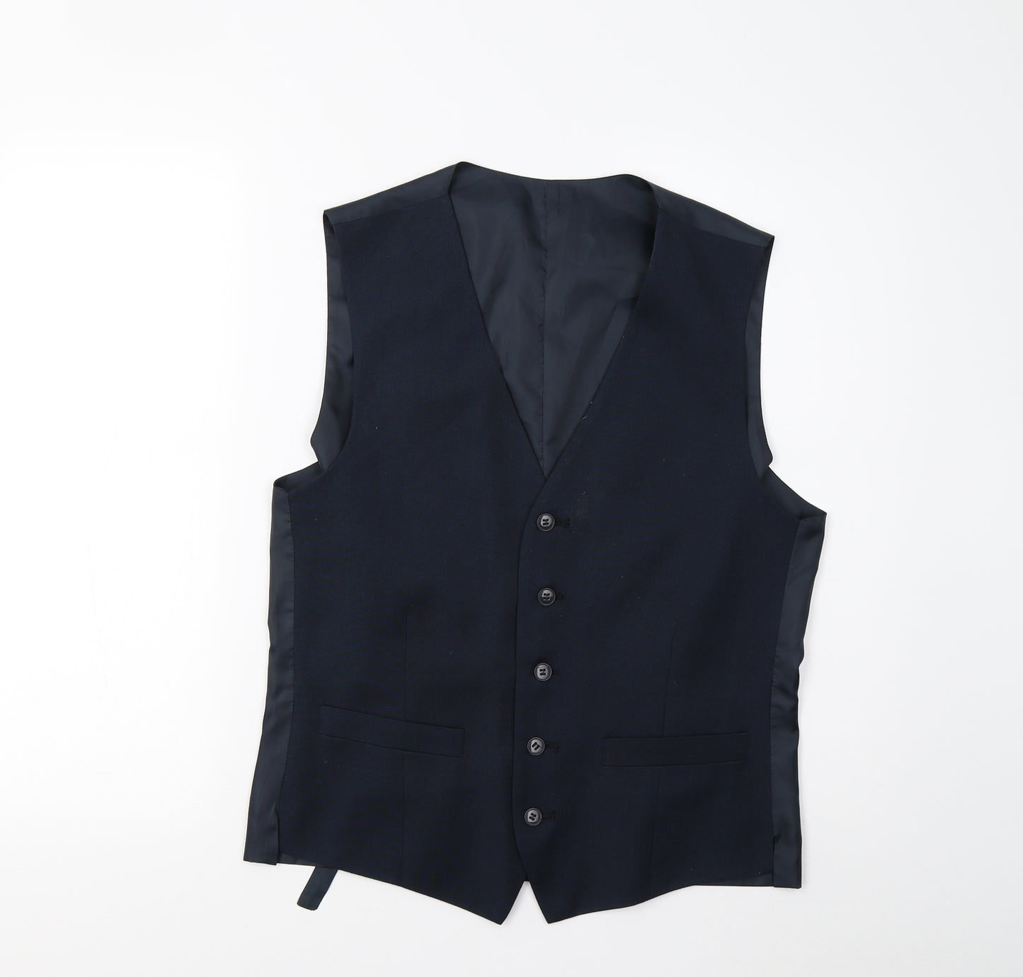 Limehaus Mens Blue    Suit Waistcoat Size 38