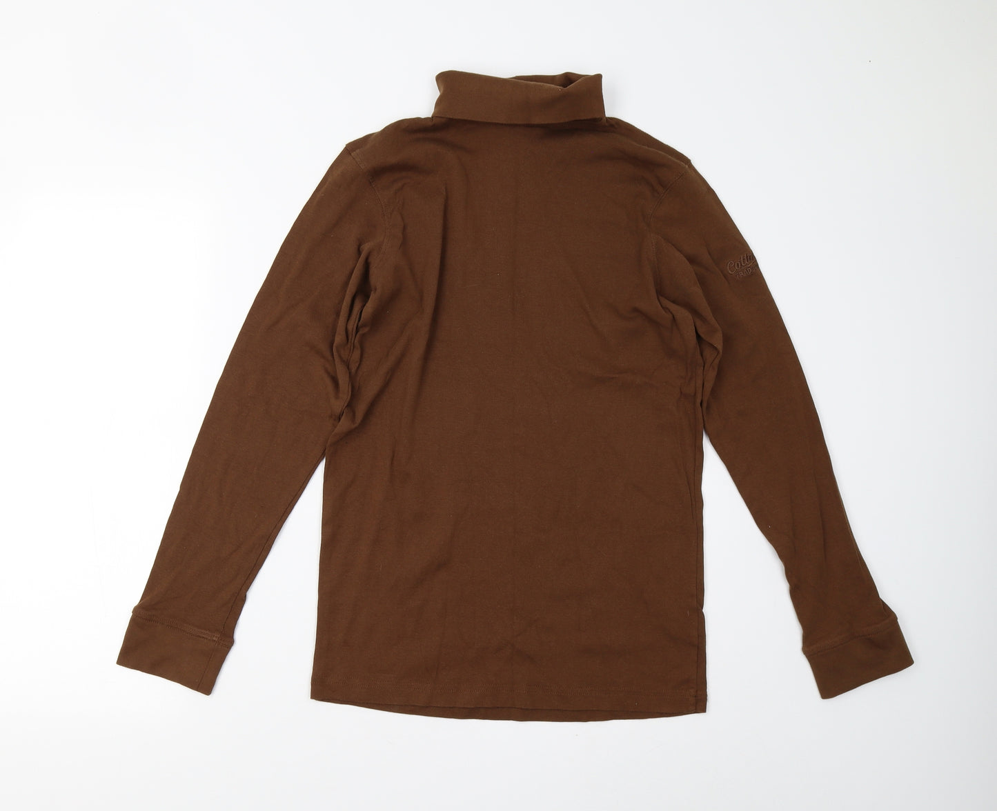 Cotton Traders Womens Brown   Basic T-Shirt Size M