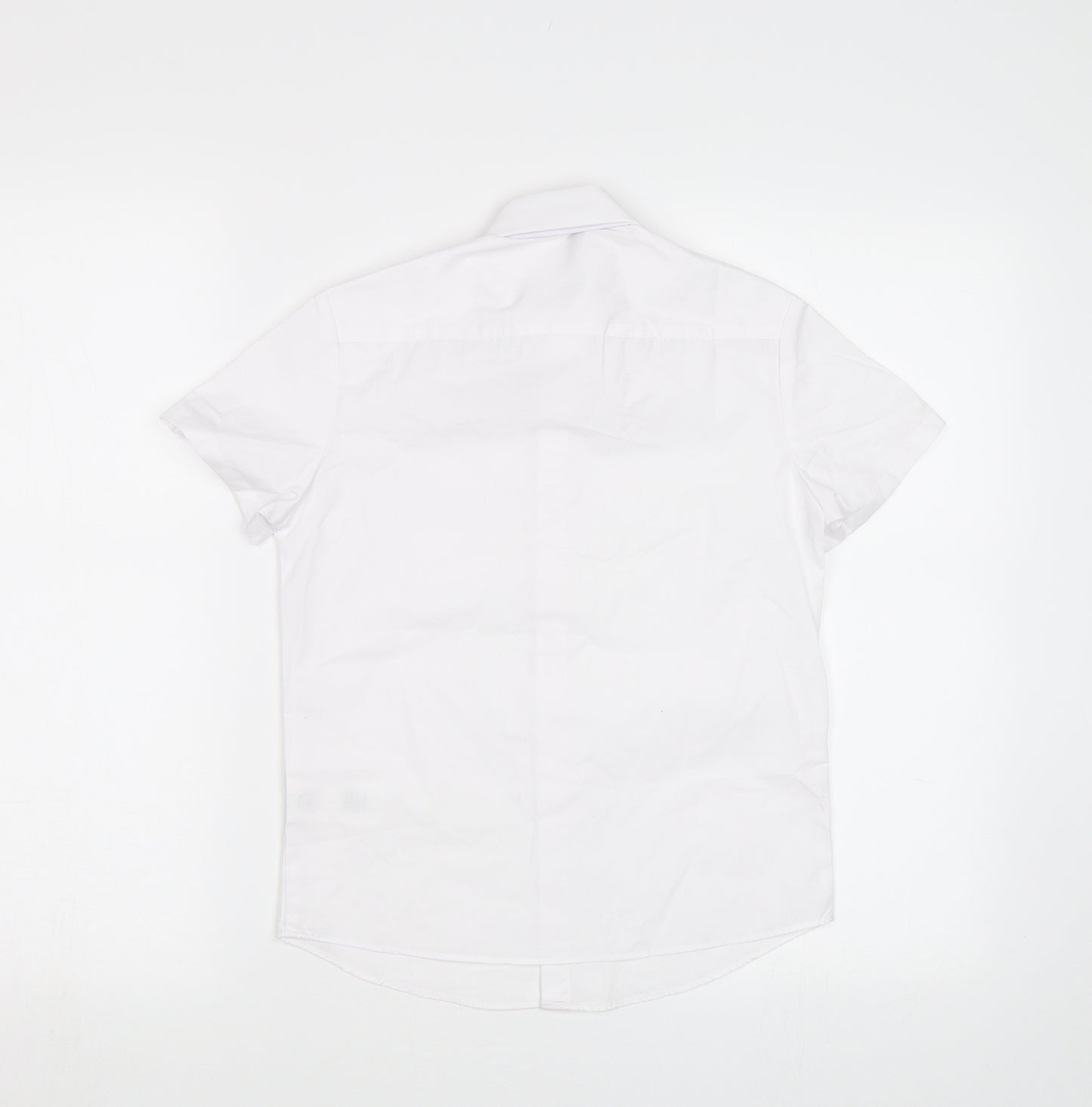 George Girls White   Basic Button-Up Size 7-8 Years