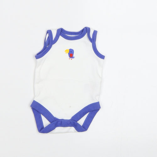 Mothercare Baby White   Romper One-Piece Size 0-3 Months