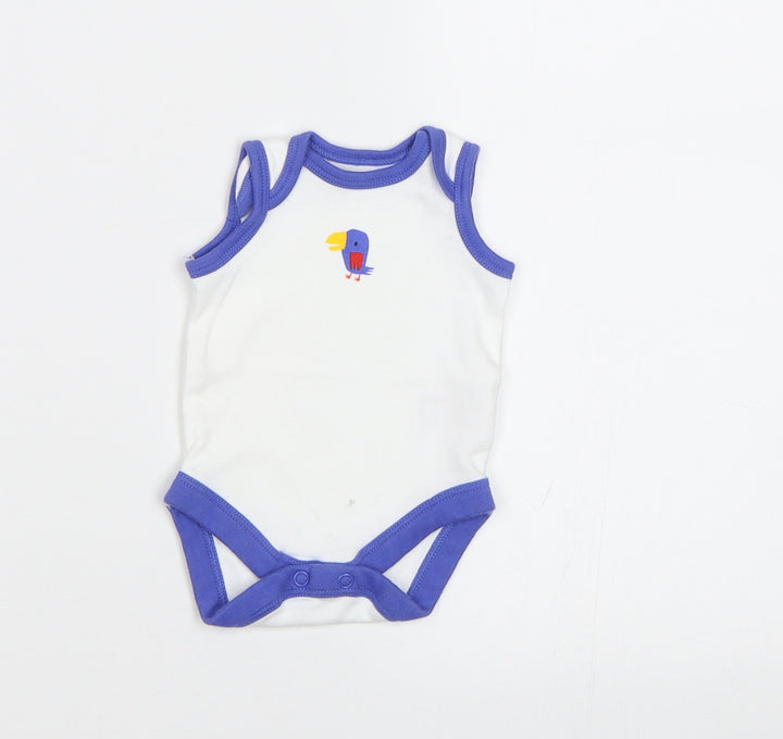 Mothercare Baby White   Romper One-Piece Size 0-3 Months