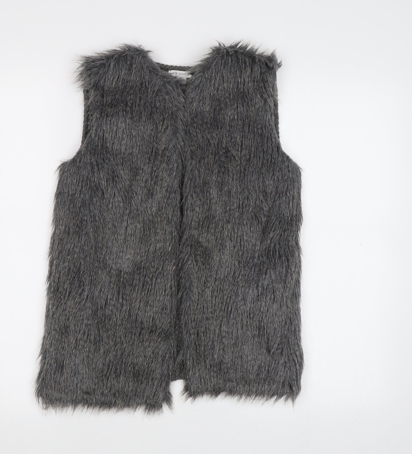 Primark Girls Grey   Gilet Waistcoat Size 11-12 Years