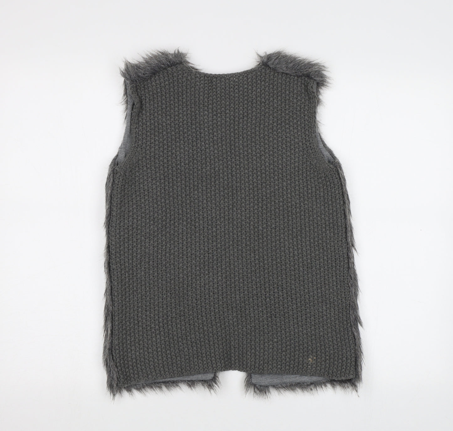 Primark Girls Grey   Gilet Waistcoat Size 11-12 Years