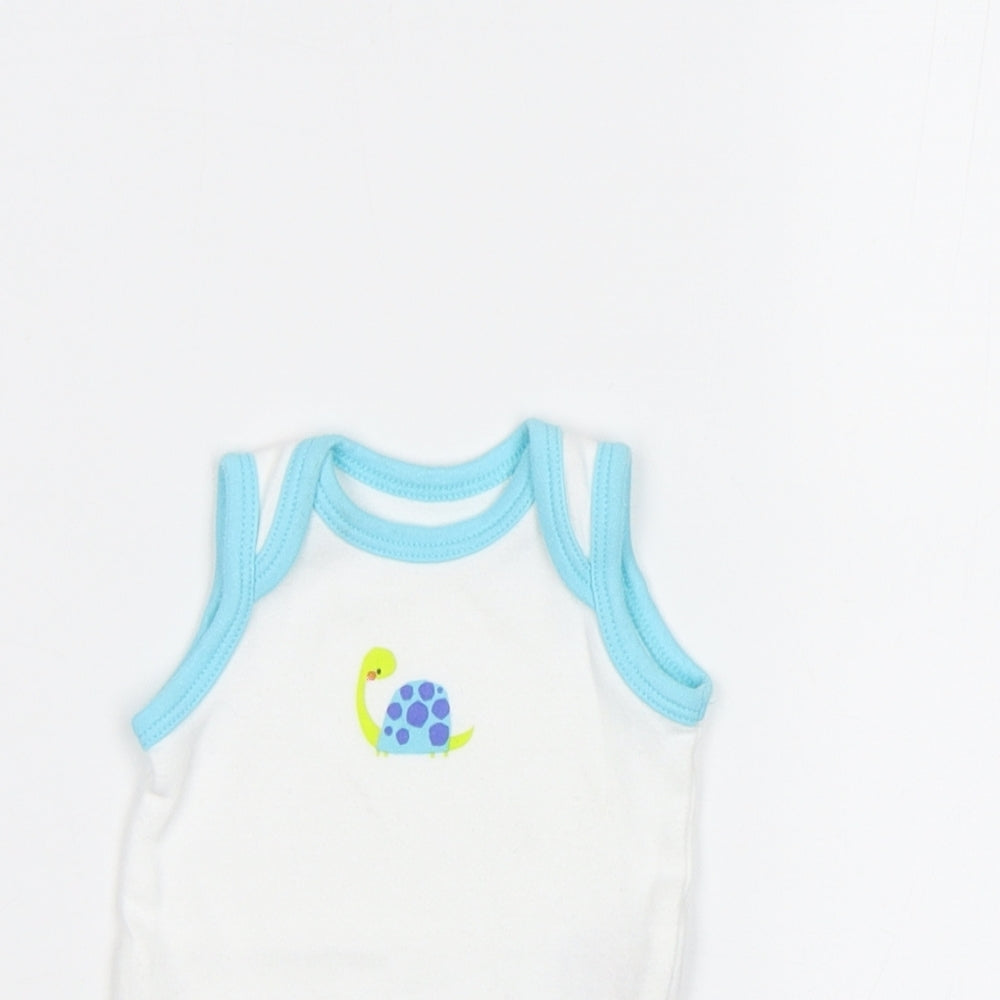 Mothercare Baby White   Romper One-Piece Size 0-3 Months