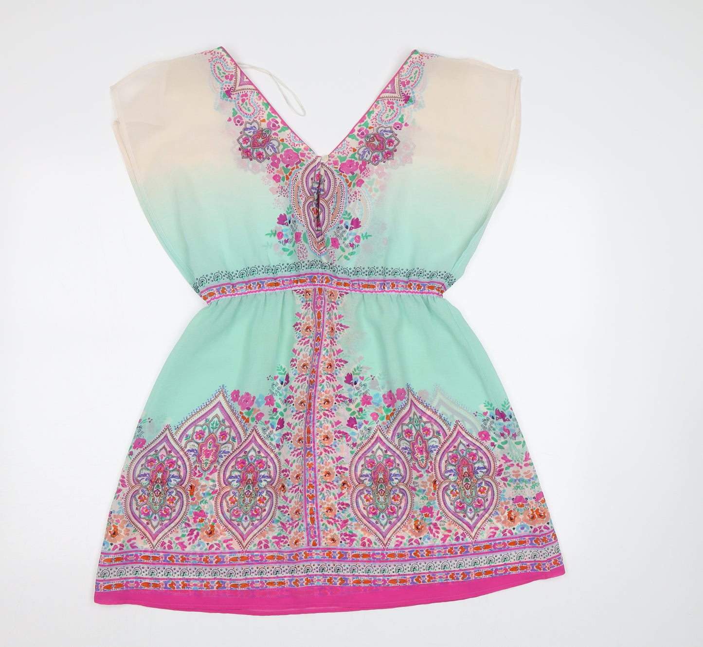 Accesorize Womens Multicoloured Floral  Tunic Blouse Size S