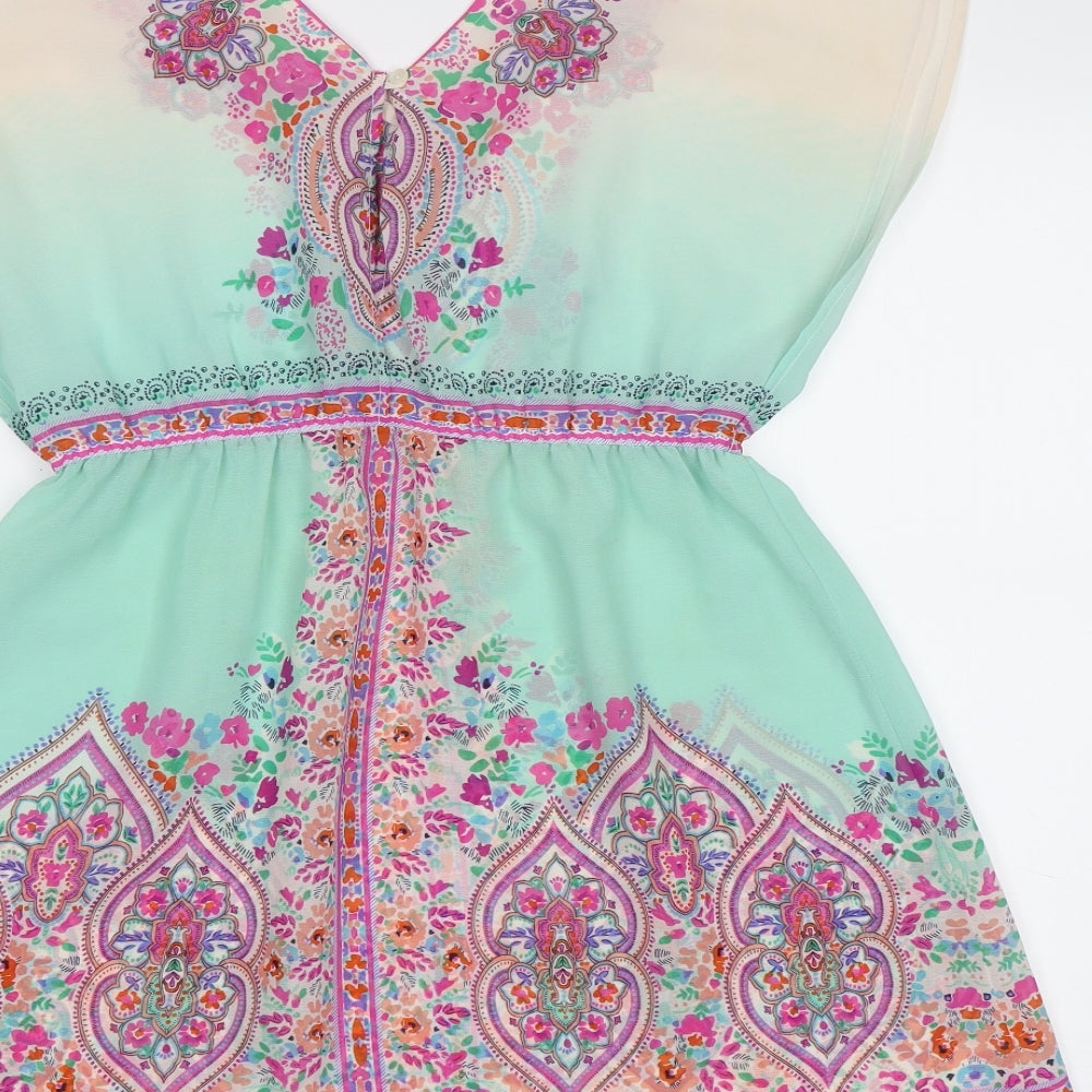 Accesorize Womens Multicoloured Floral  Tunic Blouse Size S