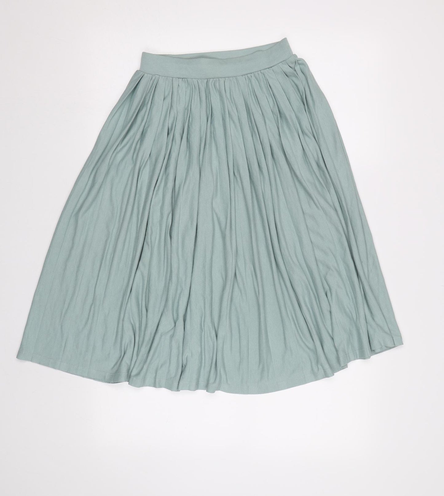 Primark Womens Green   Pleated Skirt Size 6