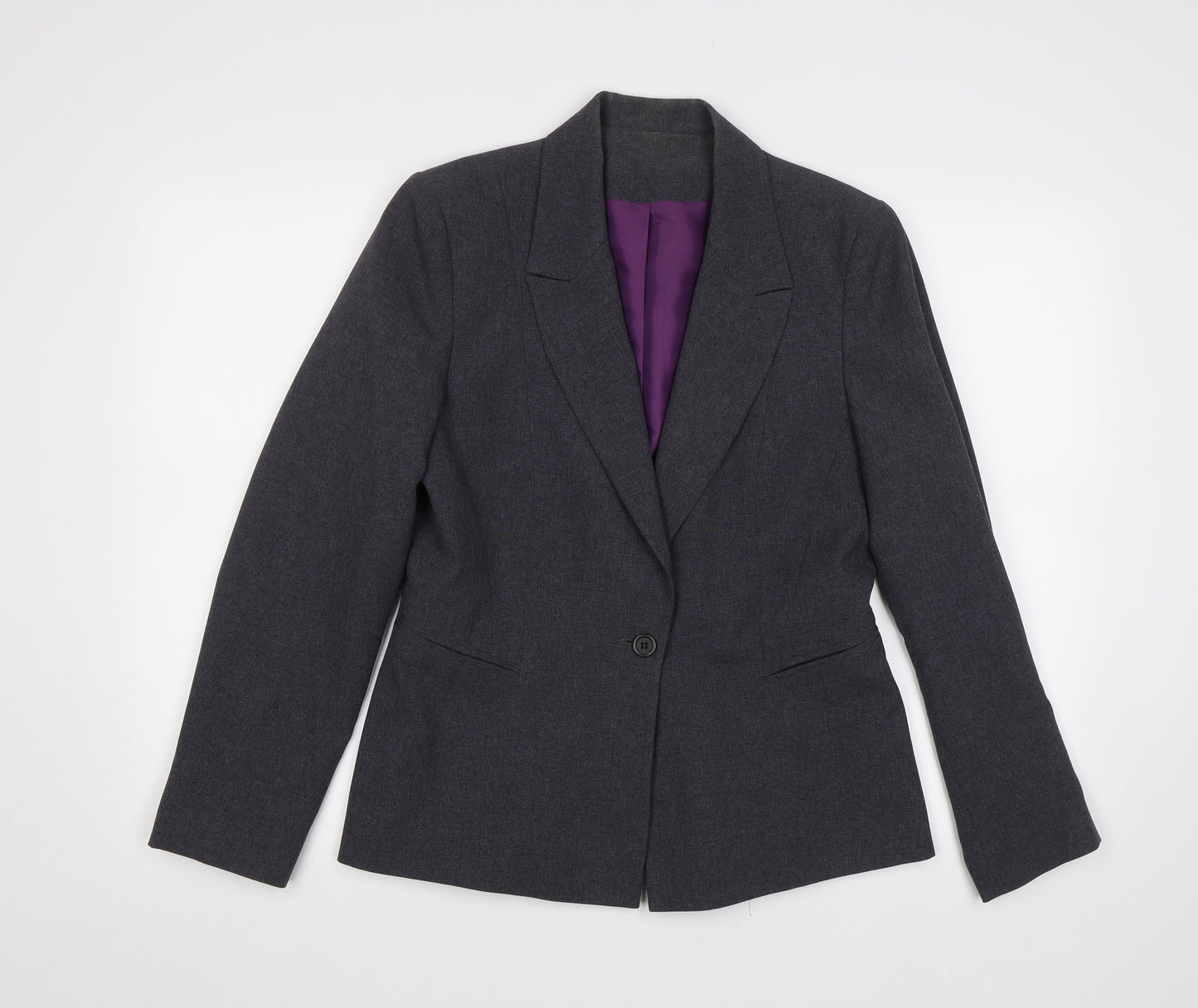 NL Collection Womens Grey   Jacket Blazer Size 14