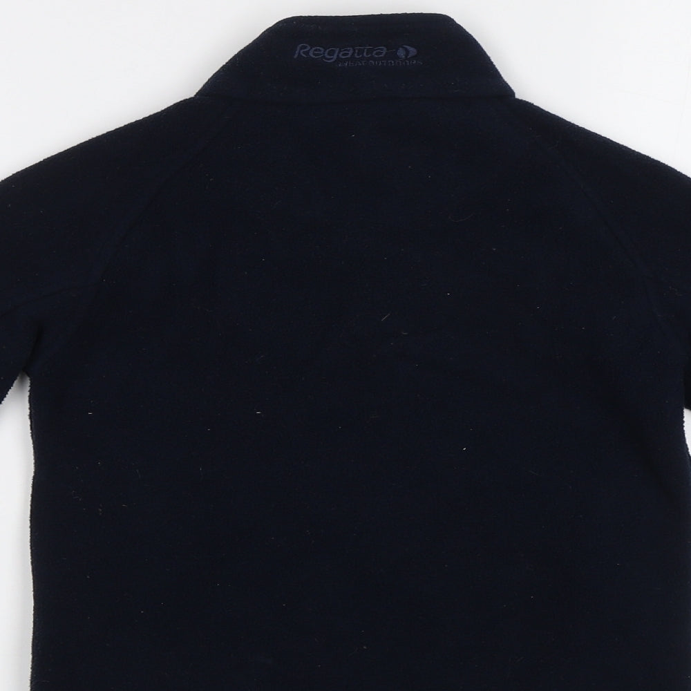 Regatta Boys Blue  Fleece Cardigan Sweatshirt Size 5-6 Years