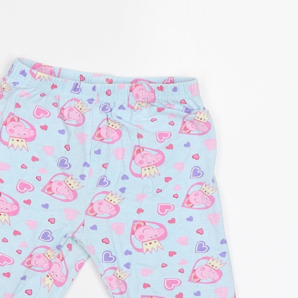 Peppa Pig Baby Blue Geometric   Pyjama Pants Size 18-24 Months
