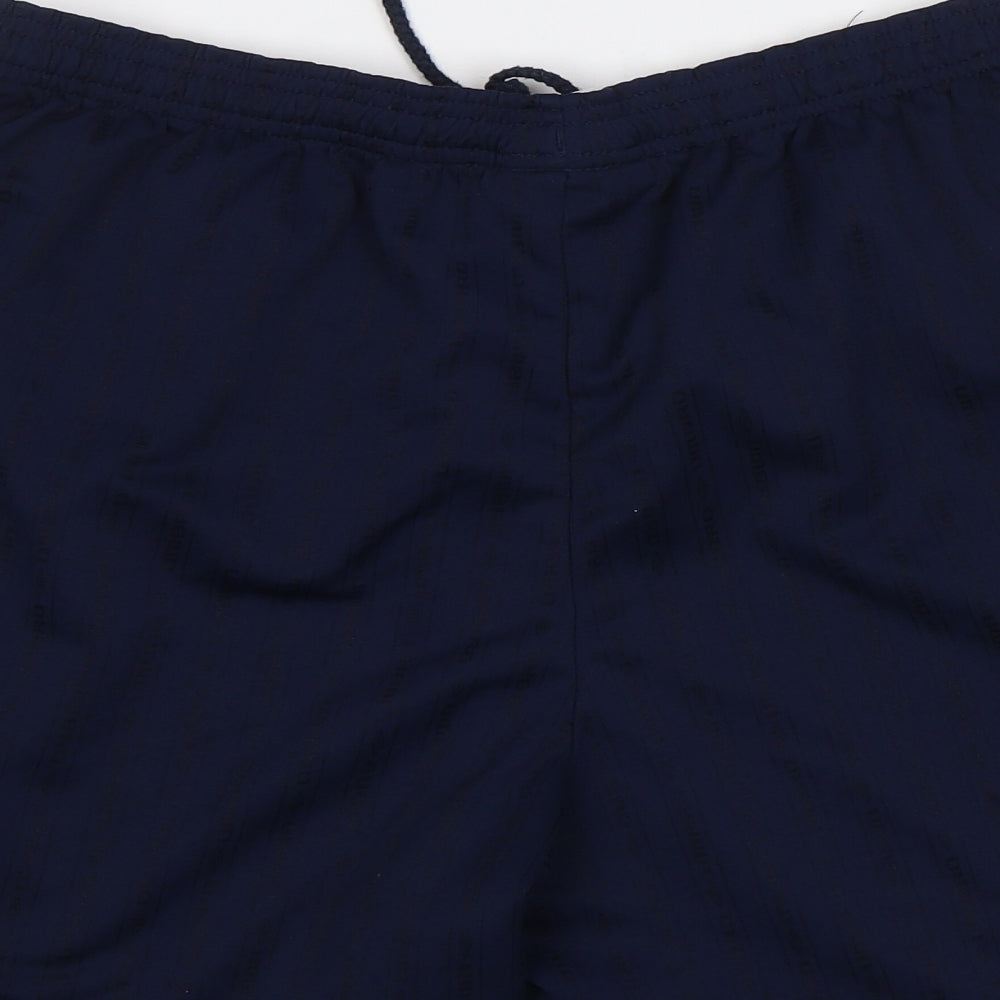 Umbro Mens Blue Striped  Sweat Shorts Size XL - Elastic Waist Band