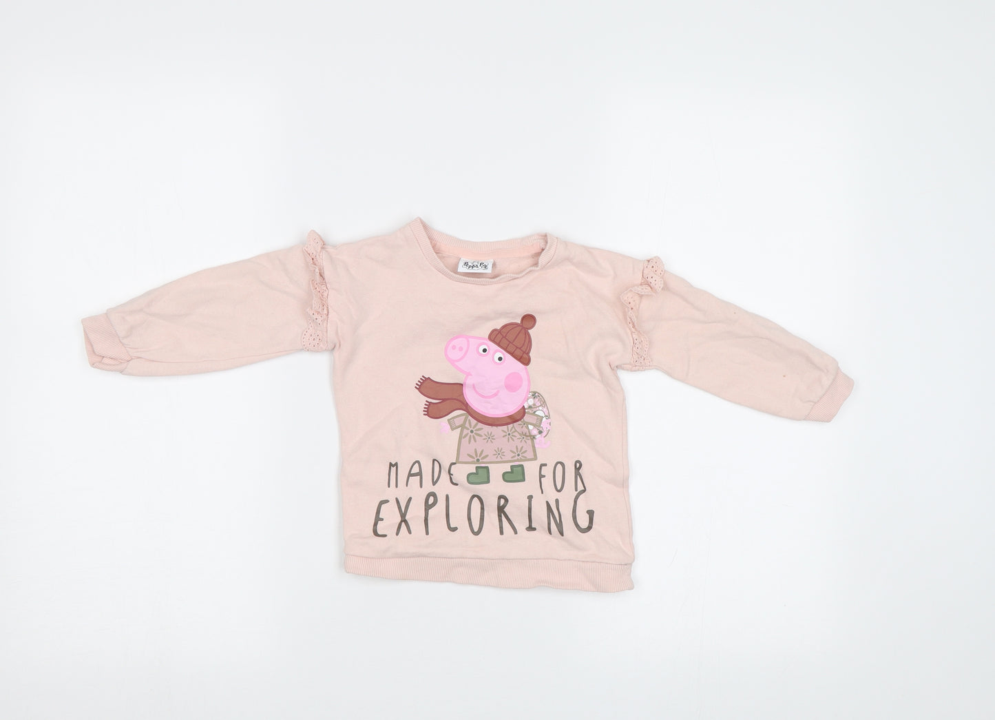 George Baby Pink   Pullover Jumper Size 12-18 Months  - Peppa Pig